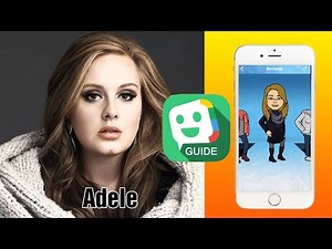 Tutorial for Bitmoji: How to create avatars: Adele