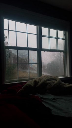 4:31 pm, february 17, 2022 #fyp #rain #window | Rain