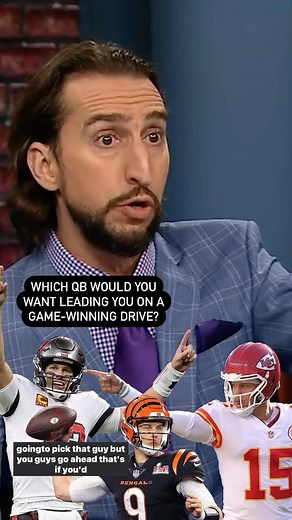 18K views · 1.2K reactions | Which QB would you want leading you on a game-winning drive? There are only 3 eligible answers: Tom Brady, Patrick Mahomes & Joe Burrow. For 2022, the answer clearly is Mahomes. | First Things First on FS1 | Facebook