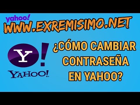 ¿Cómo CAMBIAR CONTRASEÑA de Yahoo mail? Tutorial correo electrónico