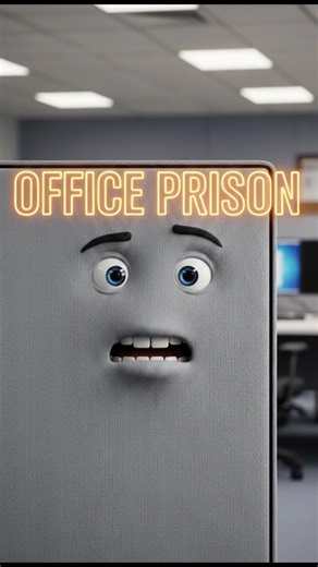 POV: Your Cubicle Wall is tired of your 9-to-5 🏢💢 #shorts #animation #ai #funny #comedy #fyp