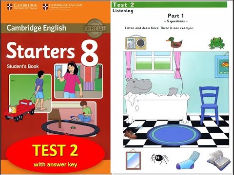STARTER 8 TEST 2 WITH ANSWER KEY