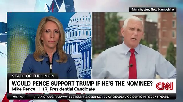 Former Vice President Mike Pence said he would "comply with the law" if he were compelled to testify in former President Trump’s trial in the 2020 election case. https://trib.al/TLyqpqr | CNN
