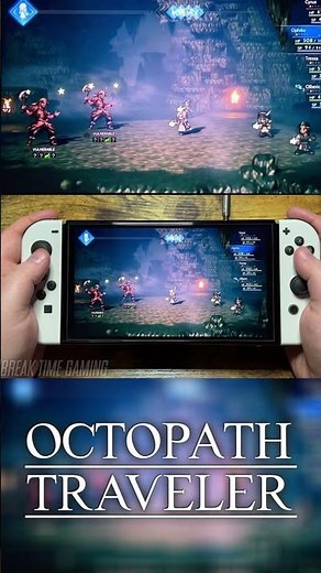 Octopath Traveler Nintendo Switch OLED Gameplay