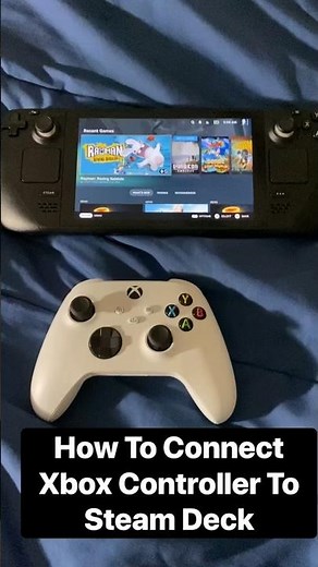 How to connect Xbox Controller to Steam Deck #xboxcontroller #steamdeck