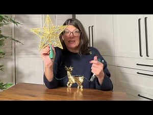 ODEETRONIC Gold Star Tree Topper Review – 9.5" | Warm Glow, Classic Charm, Easy Setup
