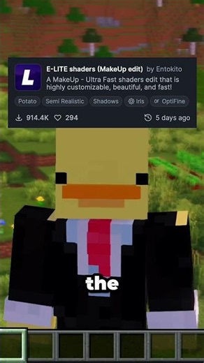 I Tested E-LITE Shaders... 🤯 ⭐ #minecraft #shaders