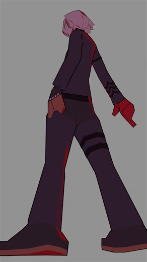 Blenderでローポリ kofのK´ #Shorts #アニメーション #animation #blender