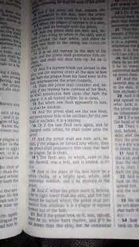 Leviticus 13:11-20