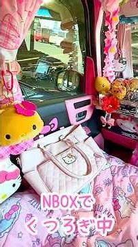 NBOXでくつろぎ中／車中泊仕様