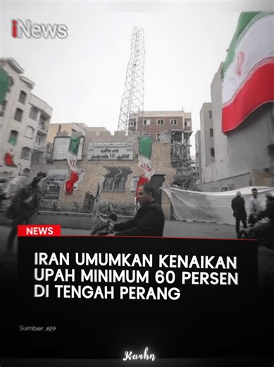Menteri Tenaga Kerja Iran mengumumkan kenaikan upah minimum lebih dari 60 persen. Kebijakan itu dikeluarkan di tengah perang melawan Amerika Serikat (AS) dan Israel. Dilansir dari Kantor Berita Tasnim, Selasa (17/3/2026), kenaikan upah itu telah disetujui pemerintah. Dengan begitu, upah minimum Iran naik dari 103 juta rial atau Rp1,3 juta menjadi 166 juta rial atau Rp2,1 juta. Selain itu, pemerintah Iran juga mengumumkan kenaikan tunjangan nafkah anak. Diketahui, kenaikan upah terjadi beberapa b