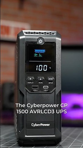 Whether it's a small power flicker or a full outage, the CyberPower CP1500AVR UPS has your back 🔋