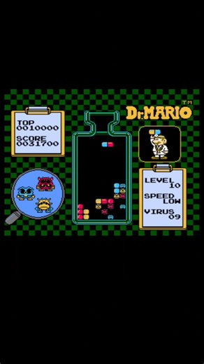 Dr Mario virus gameplay