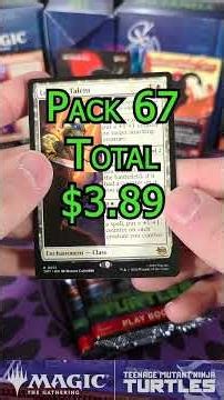 TMNT Magic Booster Box Opening Packs 67-69
