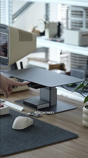 Unboxing my new monitor stand~#monitorstand #desksetup #unboxing #tiktokmademebuyit #fyp