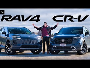 2026 Toyota RAV4 vs Honda CRV - THE HEAVY HITTING HYBRIDS