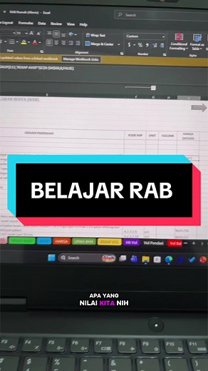 VLOOKUP Excel untuk RAB Teknik Sipil — Cara Cepat Buat Estimator