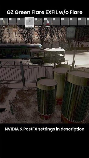 Ground Zero Green Flare EXFIL without Flare #escapefromtarkov #groundzero