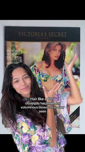 Victoria’s Secret fashion show is back this year! Recreating 90s VS angel, Stephanie Seymour’s classic look 😍 #vsangel #supermodel #hairtutorial #makeuptutorial #vsfashionshow2023