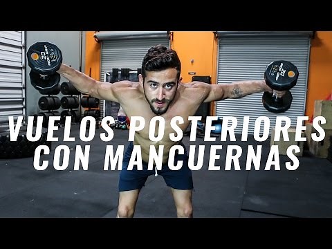 Cómo hacer Vuelos Posteriores con Mancuerna Inclinado | Ejercicio para Hombro | Deltoides Posterior
