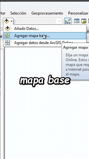 Cómo agregar un mapa base en ArcGIS #ingenieria #arcgistutorial #mapa