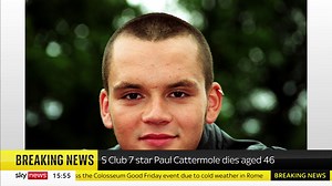 BREAKING: S Club 7 star Paul Cattermole has died aged 46. https://trib.al/PaNs7XL 📺 Sky 501, Virgin 602, Freeview 233 and YouTube | Sky News