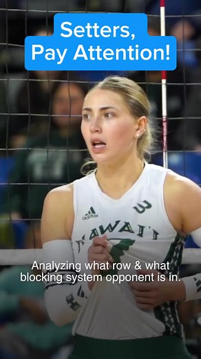 Setters! Your job is much more complicated and intricate than you might think! Here's an example and some advice for strategic setting. What strategies do you like to use in games to set your Hitters up for success? . . #volleyballplayer #volleyball #volleyballmom #VolleyballCoaching #volleyballtraining #volleyballdad #volleyballtechniques