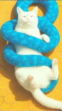 Bengal Cat and Peregrine Falcon vs Giant Python !! Wildlife Fight #animals#discovery #snake #ai