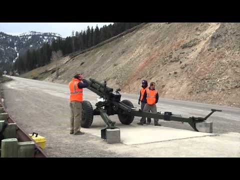 WYDOT tests new M101 Howitzer
