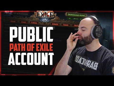 Path of Exile - SET YOUR ACCOUNT TO PUBLIC