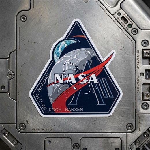 Artemis II NA.SA Mission Sticker, Astronaut Crew Names Decal, Astronomy Fan Gift - Etsy