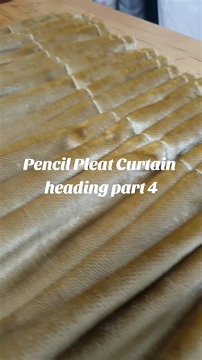 Pencil Pleat Curtain Heading Tutorial Part 4