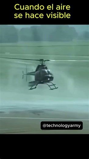 Why can you SEE the air from a helicopter? 🚁💨 It's not magic, it's physics