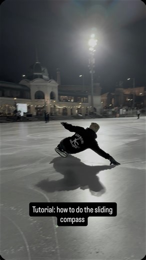 Icefreestyle | How to do the sliding compass: 1: Learn the normal compass/circle. Use the momentum of a rotation before actually doing the compass, to... | Instagram