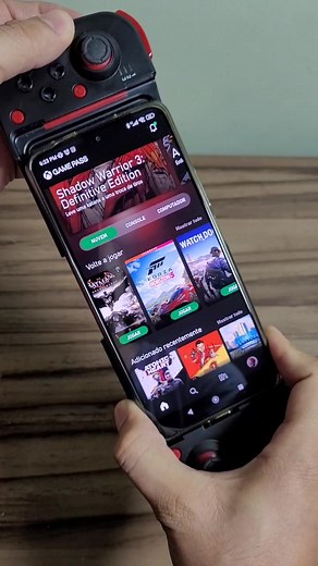 Gamepad BSP-D3 ótimo custo benefício , funciona em Android e IOS #gamepad #tecnologia #xcloud #gamepadandroid