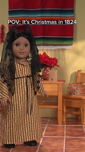 A little glimpse into Christmas with Josefina in 1824. 🎄❤️ Family, tradition, and a very special dress making its return. #AmericanGirl #AmericanGirlDoll #JosefinaMontoya #ChristmasOutfit