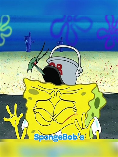 Plankton Makes SpongeBob His Robot Worker in Chum Bucket