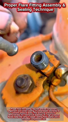 Proper Flare Fitting Assembly & Sealing Technique 🛠️