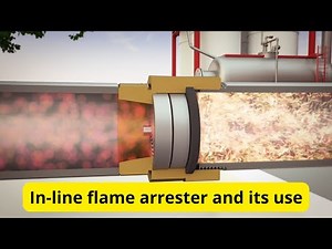 The real purpose of in-line flame arrester.