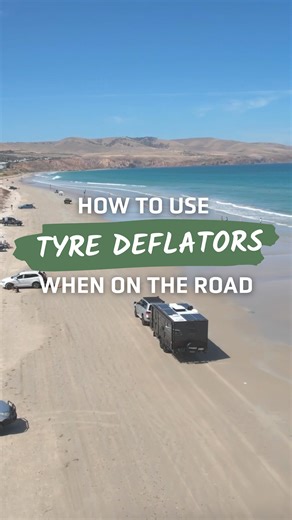 Switching from sand to dirt roads? Changing tyre pressures constantly can be a hassle. That’s where tyre deflators come in! Simply screw them on and let them do the hard work for you. Quick, easy, and essential for any off-road adventure 🛣️ #adelaiderv #adventureready #caravanlife | Adelaide RV