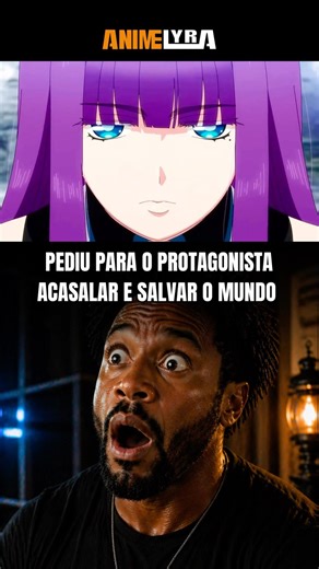 Ela pediu para ele acasalar e salvar o mundo. Que missão difícil! Anime: Shuumatsu no Harém
