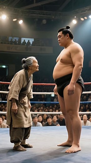 The Old Grandma Fights Against a Sumo Wrestler | Ai Li