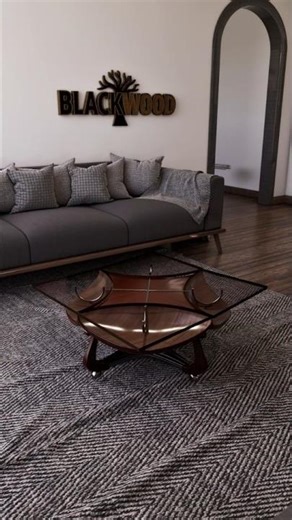 A Glass Table That Transforms from Square to Round in Seconds #design #table