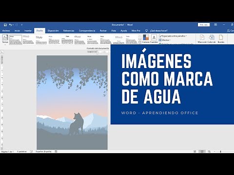✅ PLACING IMAGES AS WATERMARKS in Word | Learning Office - Word