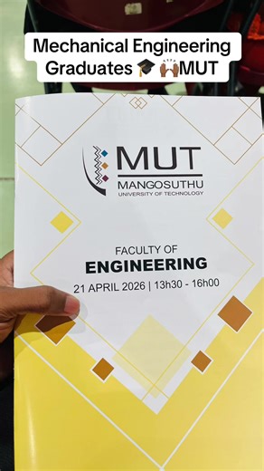 MUT Mechanical Engineering Graduates 2026