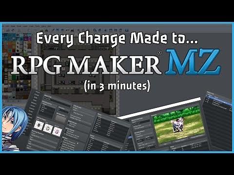 Every Change Made to RPG Maker MZ in 3 Minutes