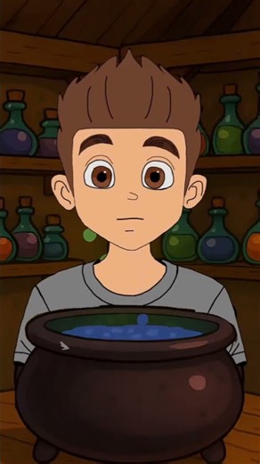 Blue Potion. Full video on my YT Channel! #animation #animationtriggersforsleep