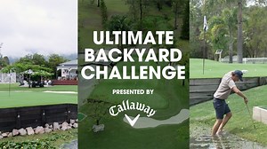 Is this the best backyard set up you have ever seen?! 🤩 We want to see your at home golfing set ups - whether it’s a little chipping area or all the way through to a home simulator setup. And there’s a massive prize on offer, with Callaway Golf South Pacific giving away TWO SETS of fully custom fitted clubs to the two best entries that are sent in ⛳️ To submit your entry, reply to this post with photos and videos ⬇️ | Challenger PGA Tour of Australasia