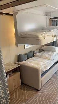 Sky Princess 4 Berth Mini Suite Bed Layout