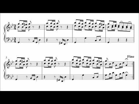 Bach: Polonaise in G Minor, BWV Anh. 123 (Urtext Edition)